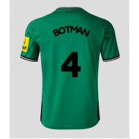 Newcastle United Sven Botman #4 Vonkajší futbalový dres 2023-24 Krátky Rukáv
